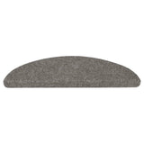 Tapis d'escalier auto-adhésifs 20 pcs gris 56x17x3 cm