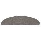 Tapis d'escalier auto-adhésifs 20 pcs gris 65x22,5x3,5 cm