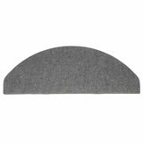 Tapis d'escalier auto-adhésifs 30 pcs gris 65x22,5x3,5 cm