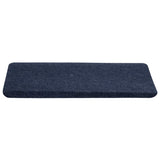 Tapis d'escalier auto-adhésifs 30 pcs bleu 65x24,5x3,5 cm