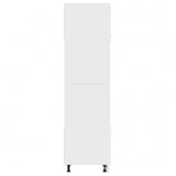 Armoire à micro-ondes Blanc 60x57x207 cm Aggloméré