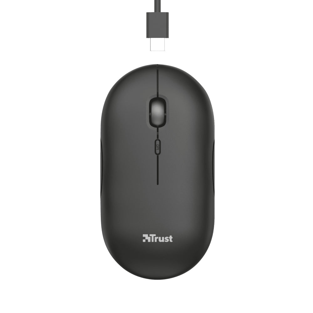 Souris sans fil Trust Puck (Noir)