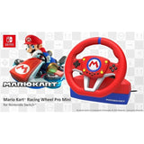 Hori - Volant de course Wheel Pro Mini Mario Kart avec pédales pour Nintendo Switch - Rouge et bleu
