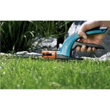 GARDENA Cisailles a gazon orientable Comfort – Lames ondulées 360° – Patin de guidage – Revetement antiadhérence