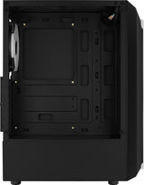 Boitier Moyen Tour ATX AeroCool Bionic-G avec panneau vitré (Noir)