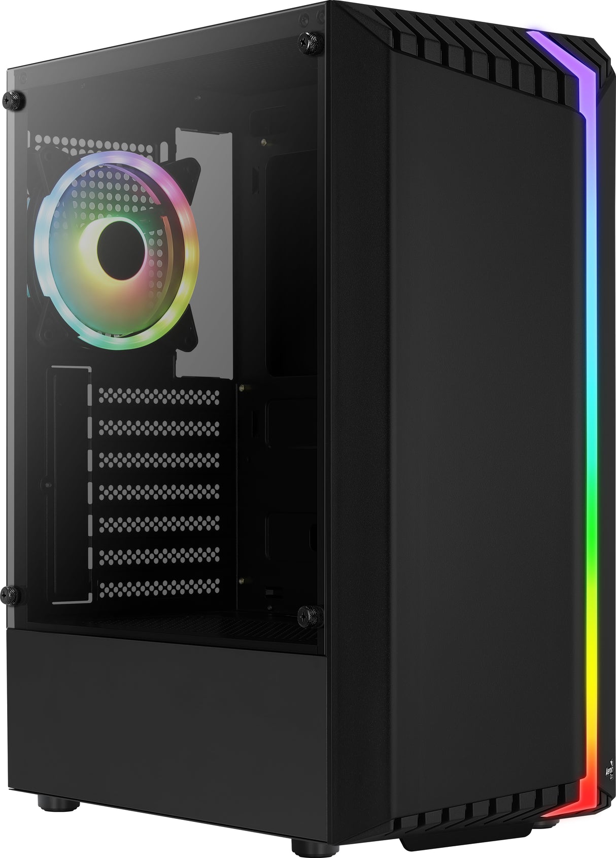 Boitier Moyen Tour ATX AeroCool Bionic-G avec panneau vitré (Noir)