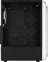 Boitier Moyen Tour ATX AeroCool Bionic V2 RGB avec panneau vitré (Blanc)