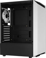 Boitier Moyen Tour ATX AeroCool Bionic V2 RGB avec panneau vitré (Blanc)