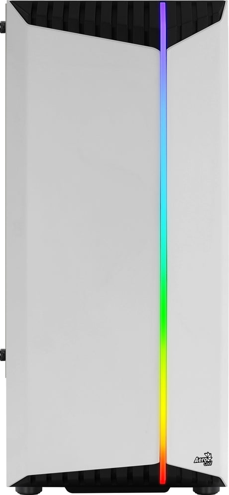 Boitier Moyen Tour ATX AeroCool Bionic V2 RGB avec panneau vitré (Blanc)