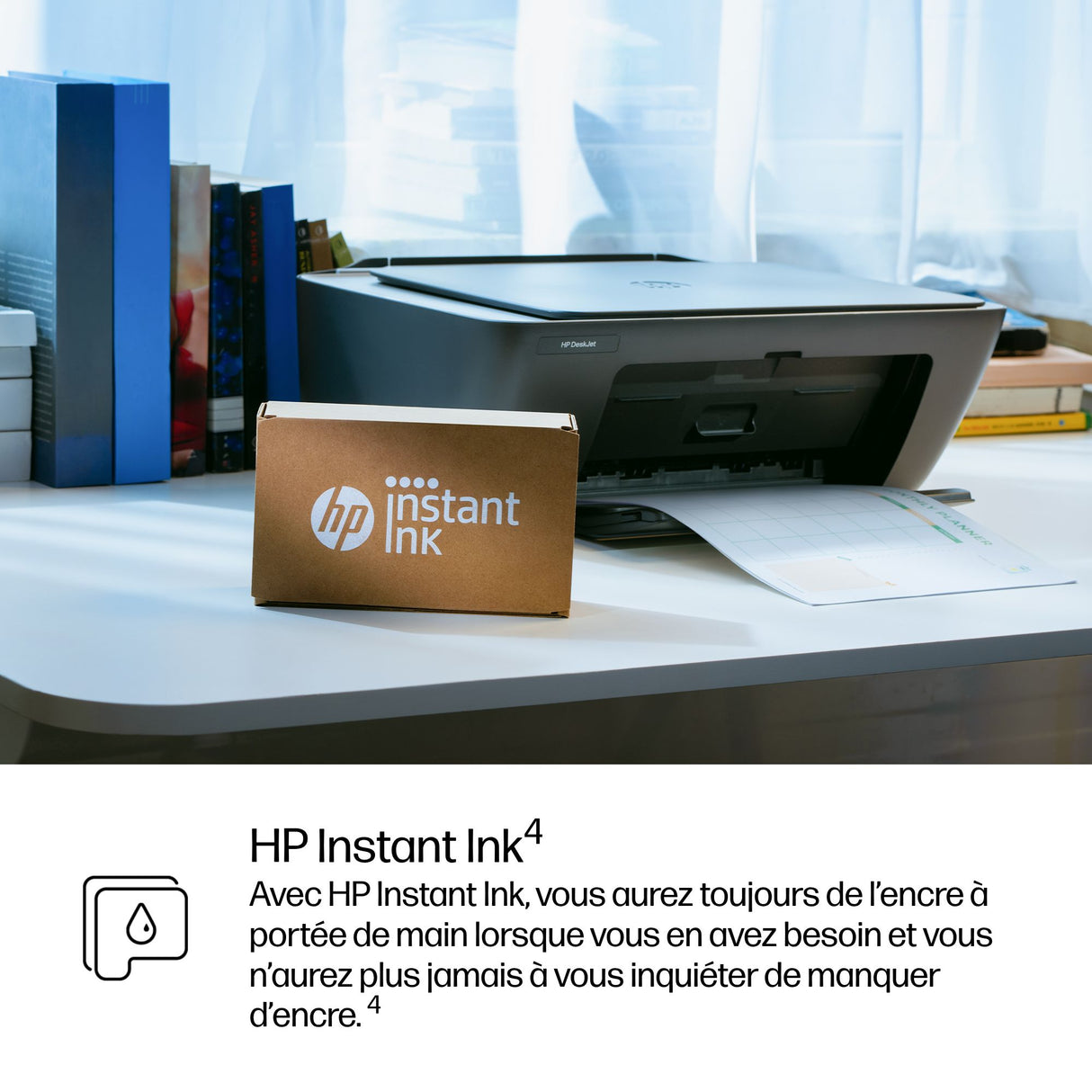 Imprimante tout-en-un HP DeskJet 2910 jet d'encre couleur - 3 mois d'Instant ink inclus avec HP+