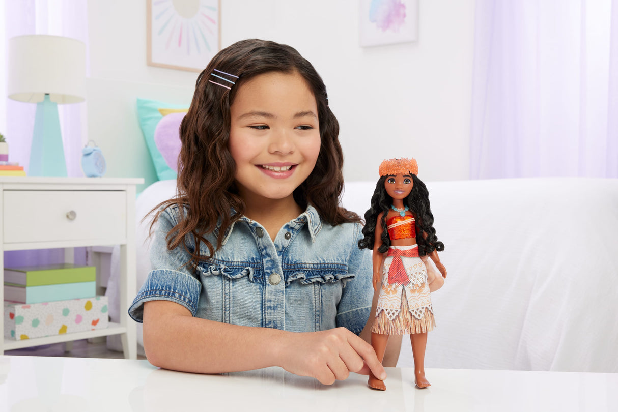 Vaiana Poupée 29 cm, Mattel Poupée Disney Princesses habillage et accessoires HPG68