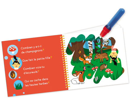 Coloréo - Bébés animaux - NATHAN - Coloriage a l'eau pour enfants de 3 ans et plus