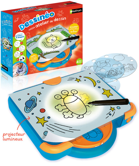 Plateforme de dessin éducative Dessinéo Atelier de dessin 2.0 de NATHAN pour enfant a partir de 4 ans