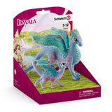 Figurines Dragon Fleuri avec son petit, Coffret Schleich 70592 Bayala, Des 5 ans
