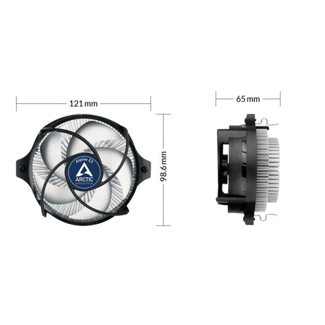 Ventilateur processeur Arctic Alpine 23 (Noir)