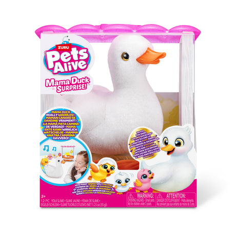 Jouet Interactif - ZURU - Mama Duck - Canetons interactifs suivant leur maman avec surprises a découvrir