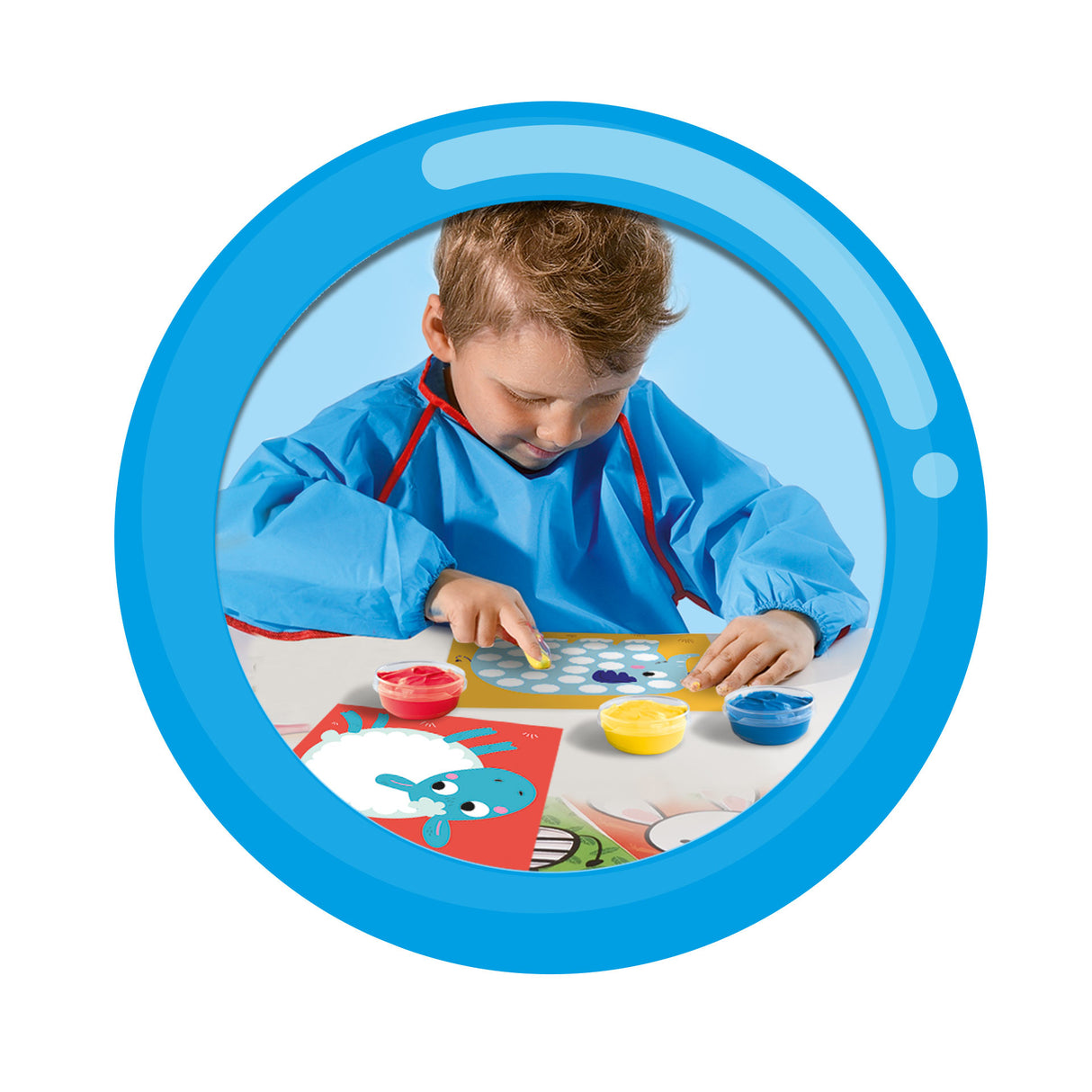 Peinture au doigt - SES CREATIVE - My first - Multicolore - 12 mois - Bleu - Enfant - Mixte