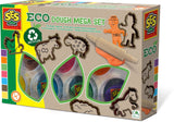 Kit de pâte a modeler géant écologique (7x90 g avec outils) - SES CREATIVE - Dough - Fabriqué aux Pays-Bas - Rouleau bois - Age : 2+