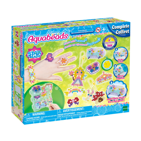 Coffret AQUABEADS - Mes accessoires féériques a créer - 820 perles - Enfant Fille - Des 4 ans