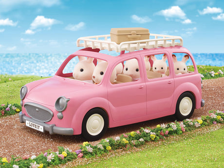 Le monospace rose et set de pique-nique  - Sylvanian Families - 5535