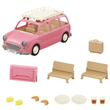 Le monospace rose et set de pique-nique  - Sylvanian Families - 5535