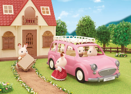 Le monospace rose et set de pique-nique  - Sylvanian Families - 5535
