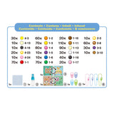 Aquabeads kit Animal Crossing: New Horizons, 800 perles de différentes formes et couleurs, perles qui collent avec de l'eau, 31832,