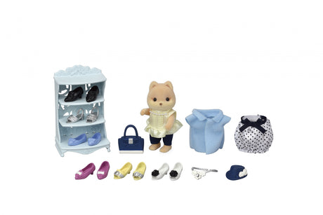 La valisette de mode et grande soeur chien caramel - Sylvanian Families - 5541
