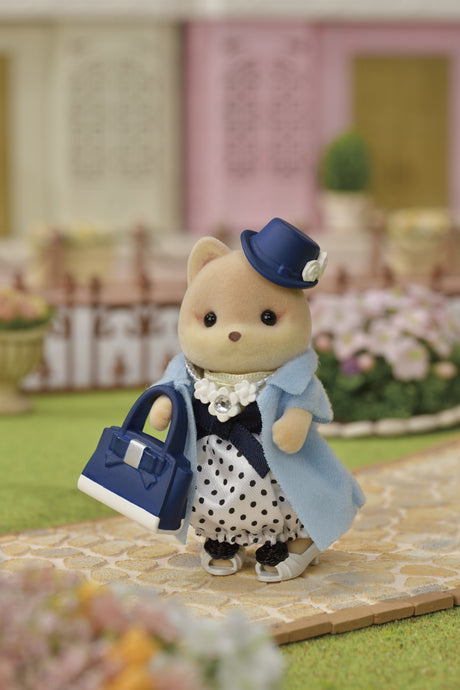 La valisette de mode et grande soeur chien caramel - Sylvanian Families - 5541