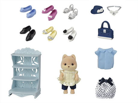 La valisette de mode et grande soeur chien caramel - Sylvanian Families - 5541