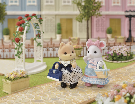 La valisette de mode et grande soeur chien caramel - Sylvanian Families - 5541