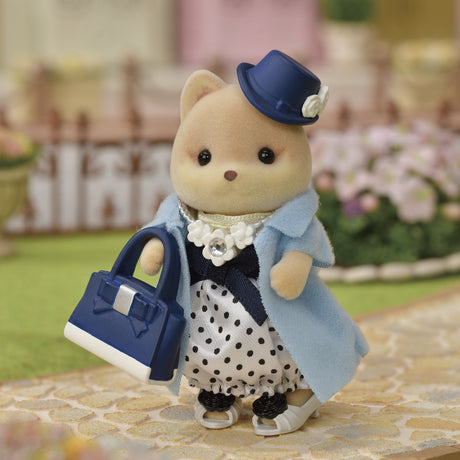 La valisette de mode et grande soeur chien caramel - Sylvanian Families - 5541