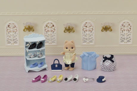 La valisette de mode et grande soeur chien caramel - Sylvanian Families - 5541