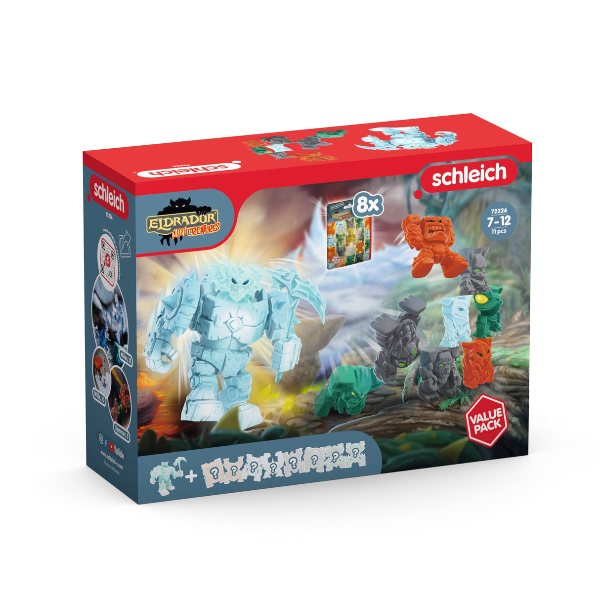 Figurine Ice Robot Value Pack, Schleich 72226 Gamme Eldrador Creatures