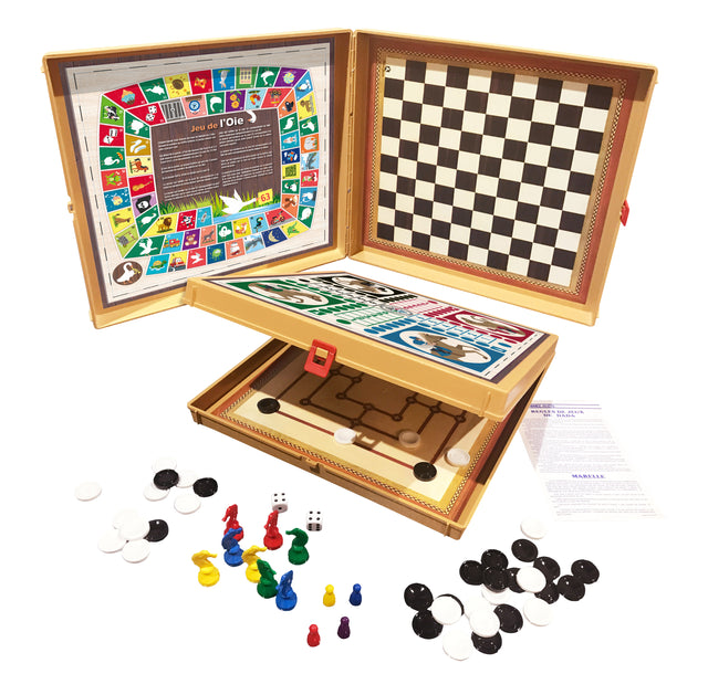 COFFRET 8 JEUX STANDARD - Jeu de société - DUJARDIN - Profitez de 8 jeux classiques réunis dans un seul coffret
