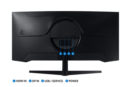 Ecran incurvé 34" Samsung Odyssey G5 C34G5 UWQHD (Noir) 165Hz