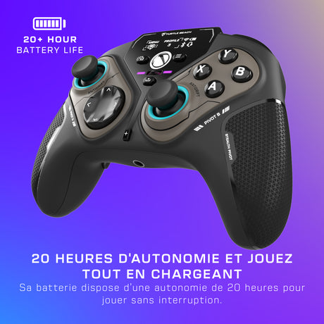 Manette intelligente sans fil - TURTLE BEACH - TBS-0120-05 - Stealth™ Pivot - 2,4GHz ou Bluetooth - Noir