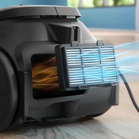 Aspirateur Traineau avec sac - PHILIPS XD1142/10? - Aspirateur Série 1000 - 750 W - 77 dB - 3 L - Bleu Gris
