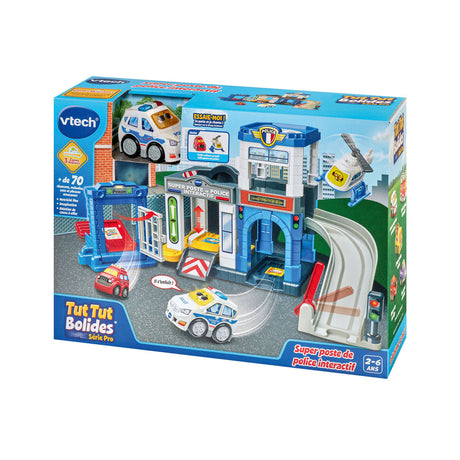 VTECH TUT TUT BOLIDES SERIE PRO - SUPER POSTE DE POLICE INTERACTIF (+ CHRIS, LIEUTENANT DE POLICE)