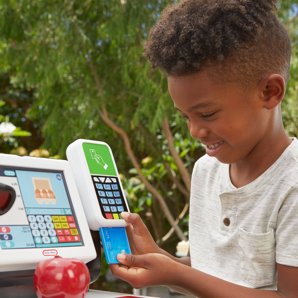 Little Tikes - Ma 1ere caisse enregistreuse - Jeu d'imitation - Avec accessoires et bruits réaliste - Des 3ans