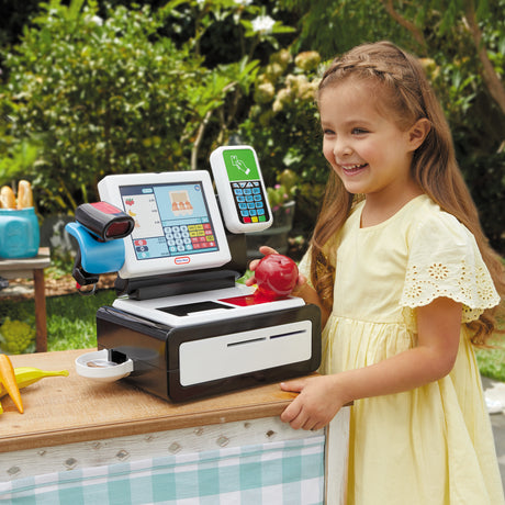Little Tikes - Ma 1ere caisse enregistreuse - Jeu d'imitation - Avec accessoires et bruits réaliste - Des 3ans