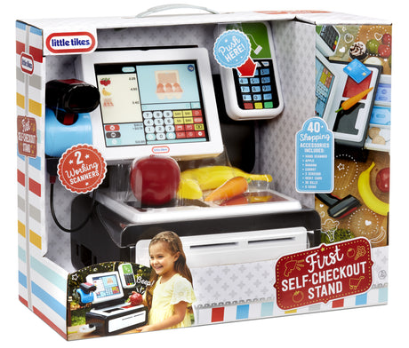 Little Tikes - Ma 1ere caisse enregistreuse - Jeu d'imitation - Avec accessoires et bruits réaliste - Des 3ans