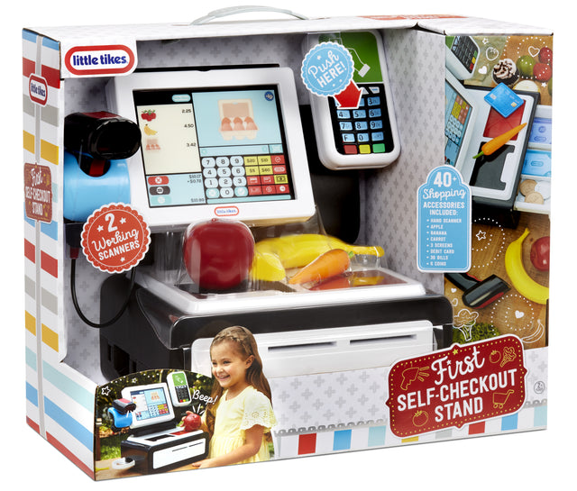 Little Tikes - Ma 1ere caisse enregistreuse - Jeu d'imitation - Avec accessoires et bruits réaliste - Des 3ans