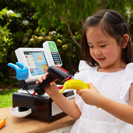 Little Tikes - Ma 1ere caisse enregistreuse - Jeu d'imitation - Avec accessoires et bruits réaliste - Des 3ans
