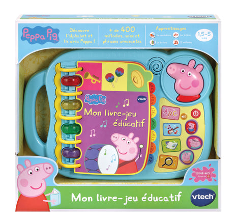 Livre-Jeu Educatif VTECH - Peppa Pig - Sons amusants - 14 pages d'histoires et de jeux