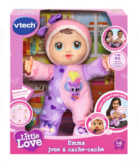 VTECH - Little Love - Emma Joue a Cache-Cache - Poupée Interactive
