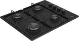 Table de cuisson a gaz - BEKO - 4 feux - 60 cm - HIGG64123SB