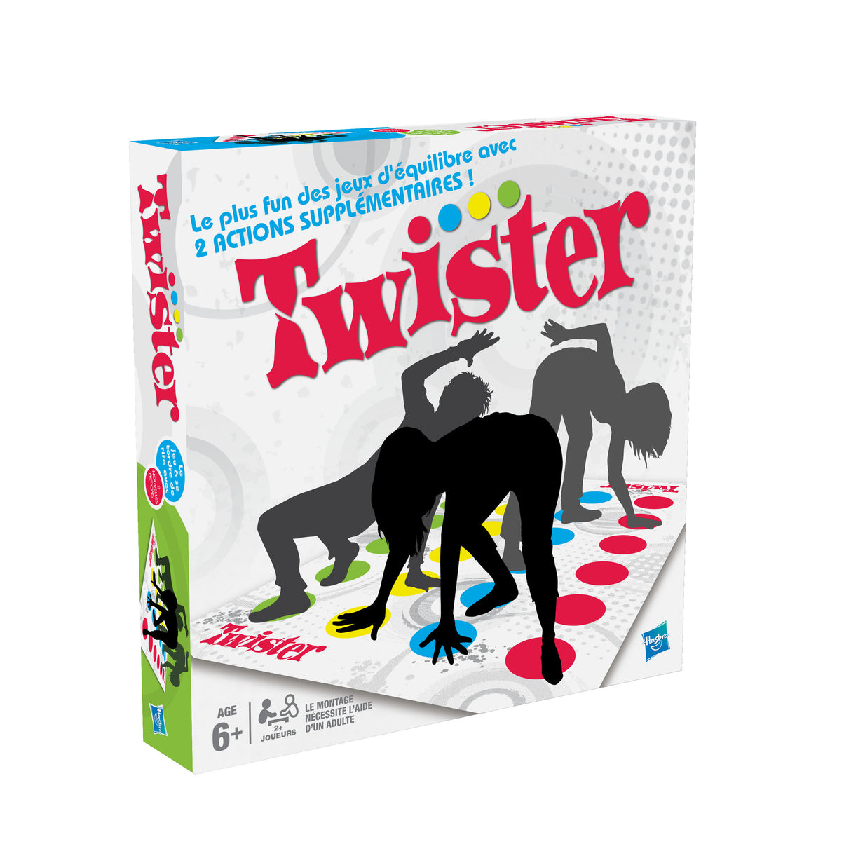 Twister Jeu d'ambiance pour enfants, Jeu d'équilibre fun , A partir de 6 ans, Hasbro Gaming