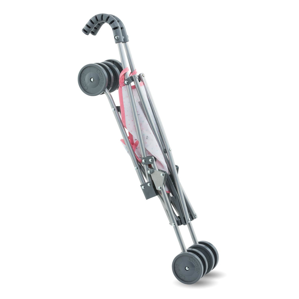 Accessoire poupon - COROLLE - Poussette canne rose pour poupon 30, 36 et 42cm - Des 3 ans