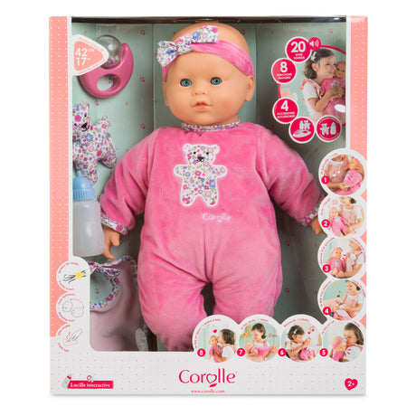 Grand poupon Lucille intéractive - COROLLE - Mon Grand Poupon - 42cm - Des 2 ans